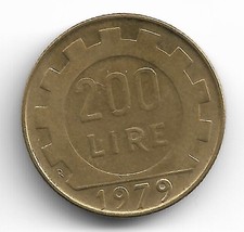 Italy 200 Lire 1979 KM# 105