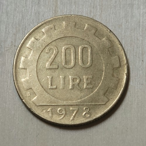 1978 italy 200 lire - lire,