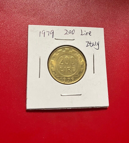1979 200 lire italy coin - 200,