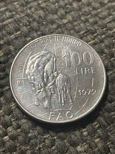 1979 italy 100 lire coin - lire,