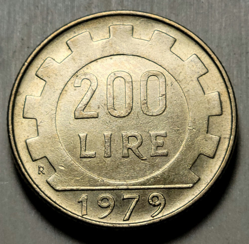 1979 italy 200 lire - italy,