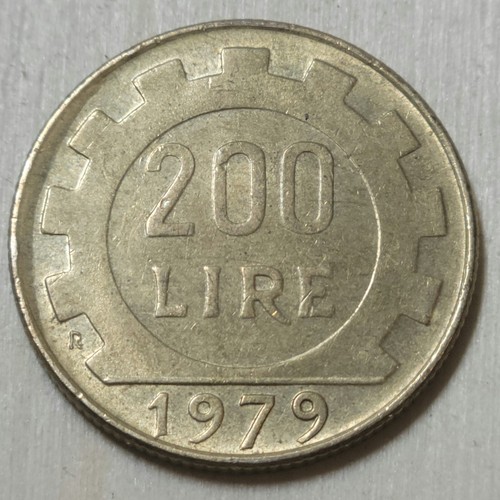 1979 italy 200 lire - italy,