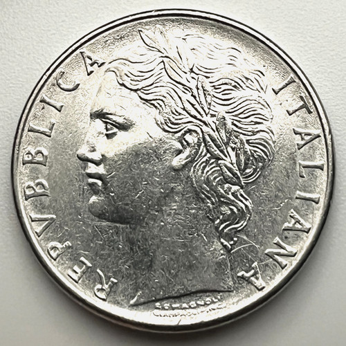 Italy 100 lire 1978 - lire, /