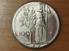 1979 Italy 100 Lire KM# 96.1