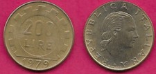 ITALIA 200 LIRE 1979-R TESTA